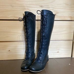 John Fluevog Tadio Kcrw Boots knee high black